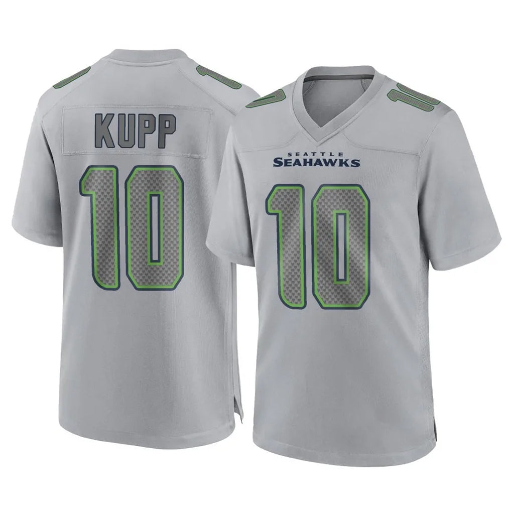 Parkc S.Seahawks #10 Cooper Kupp Player Gray Atmosphere Fashion Home Game Stitched Jerseys