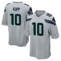 Parkc S.Seahawks #10 Cooper Kupp Player Gray Home Game Stitched Jerseys