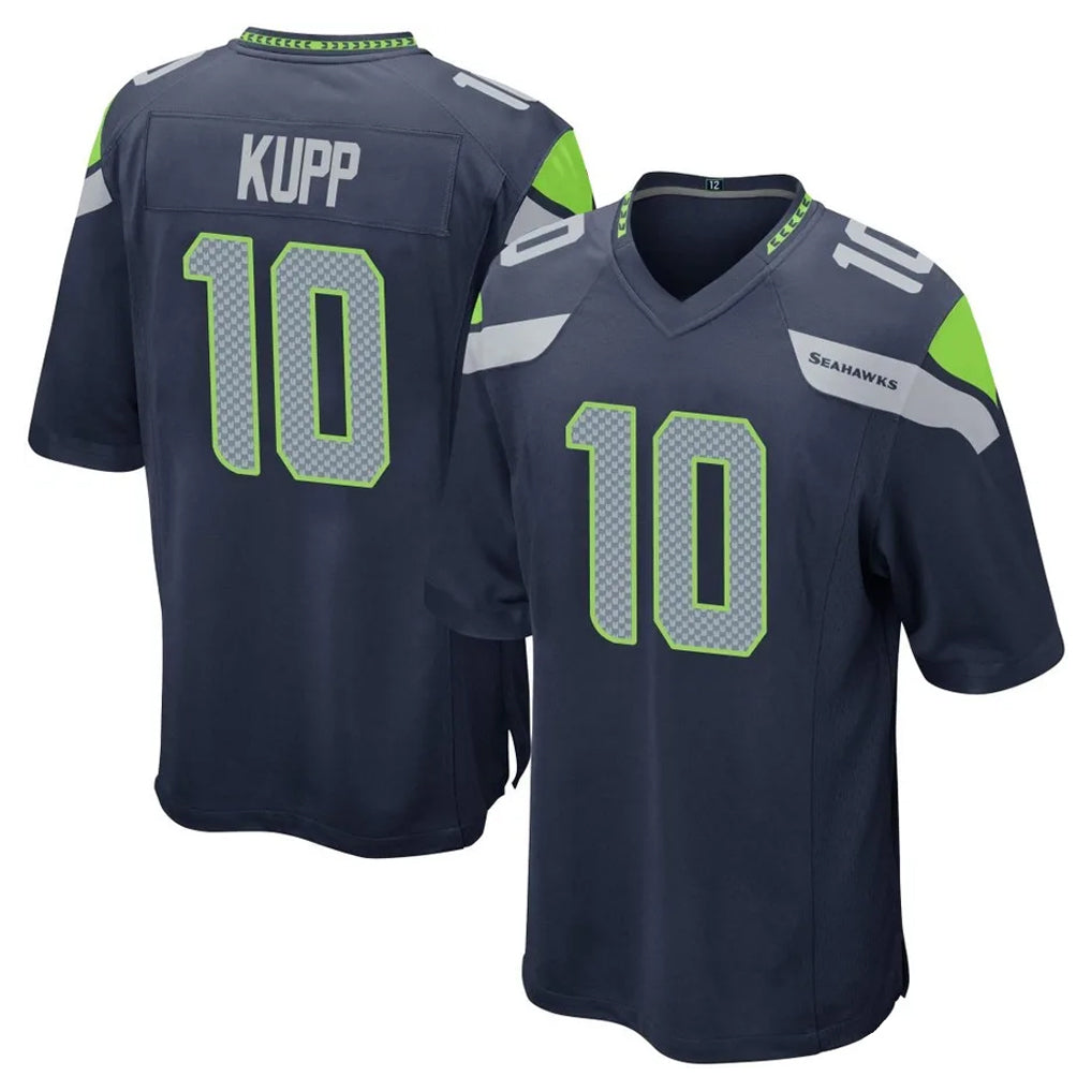Parkc S.Seahawks #10 Cooper Kupp Player Navy Home Game Stitched Jerseys