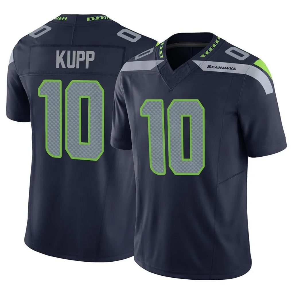 Parkc S.Seahawks #10 Cooper Kupp Player Navy Limited Vapor F.U.S.E. Home Game Stitched Jerseys