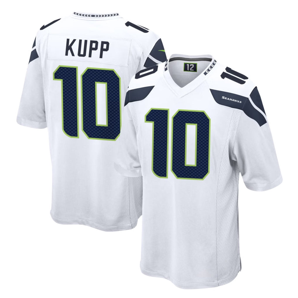 Parkc S.Seahawks #10 Cooper Kupp Player White Home Game Stitched Jerseys
