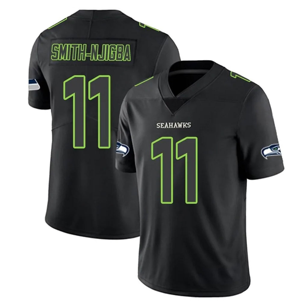 Parkc S.Seahawks #11 Jaxon Smith-Njigba Player Black Impact Limited Home Game Stitched Jerseys