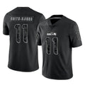 Parkc S.Seahawks #11 Jaxon Smith-Njigba Player Black Limited Reflective Home Game Stitched Jerseys