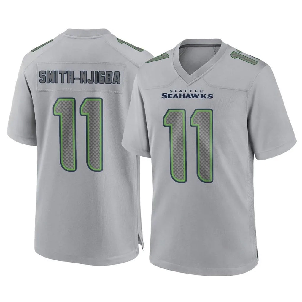 Parkc S.Seahawks #11 Jaxon Smith-Njigba Player Gray Atmosphere Fashion Home Game Stitched Jerseys