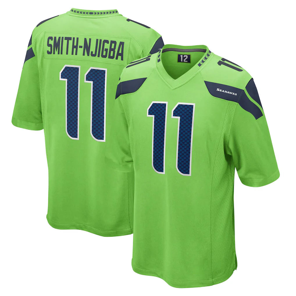 Parkc S.Seahawks #11 Jaxon Smith-Njigba Player Green Home Game Stitched Jerseys