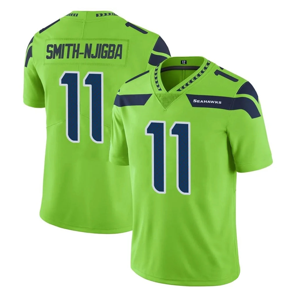 Parkc S.Seahawks #11 Jaxon Smith-Njigba Player Green Limited Color Rush Home Game Stitched Jerseys