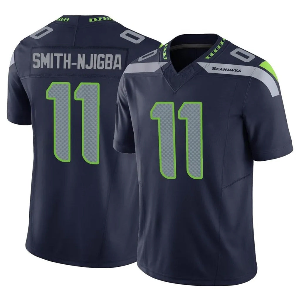 Parkc S.Seahawks #11 Jaxon Smith-Njigba Player Navy Limited Vapor F.U.S.E. Home Game Stitched Jerseys