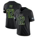 Parkc S.Seahawks #12 12th Fan Player Black Impact Limited Home Game Stitched Jerseys