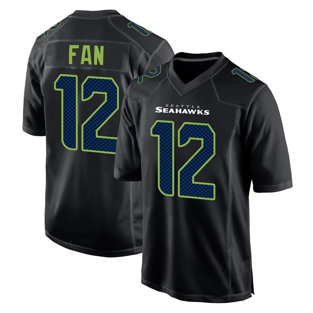 Parkc S.Seahawks #12 12th Fan Player Black Limited Fashion Home Game Stitched Jerseys