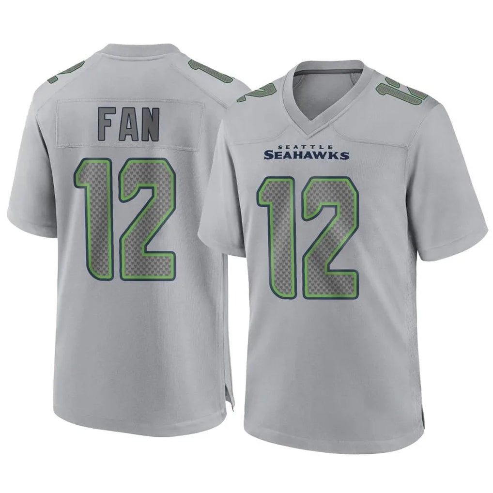 Parkc S.Seahawks #12 12th Fan Player Gray Atmosphere Fashion Home Game Stitched Jerseys