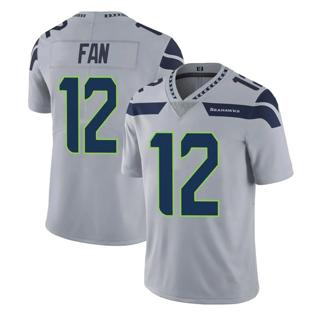 Parkc S.Seahawks #12 12th Fan Player Gray Limited Vapor Untouchable Home Game Stitched Jerseys