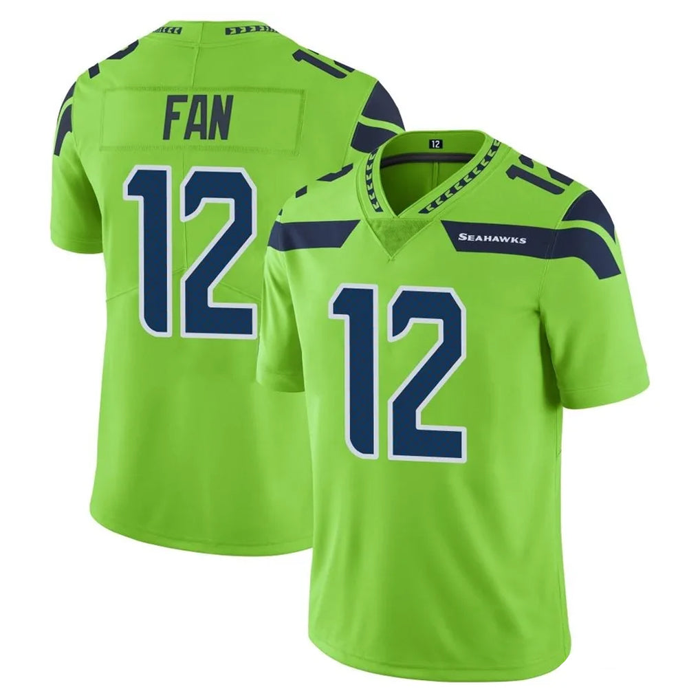 Parkc S.Seahawks #12 12th Fan Player Green Limited Color Rush Home Game Stitched Jerseys