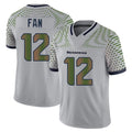 Parkc S.Seahawks #12 12th Fan Player Grey Limited 2025 Rivalries Collection Home Game Stitched Jerseys