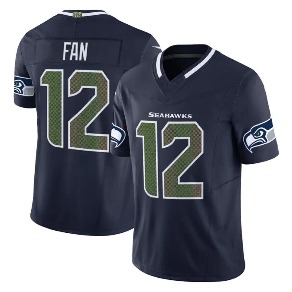 Parkc S.Seahawks #12 12th Fan Player Navy Rivalries Vapor Limited Home Game Stitched Jerseys