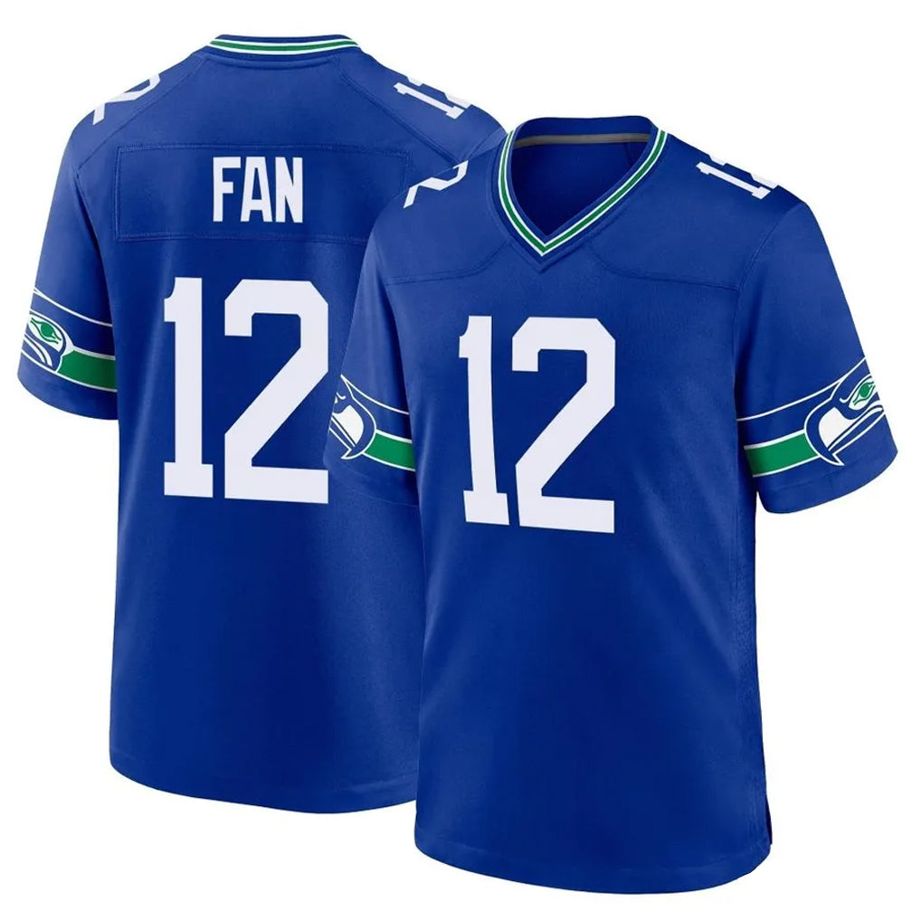 Parkc S.Seahawks #12 12th Fan Player Royal Throwback Home Game Stitched Jerseys