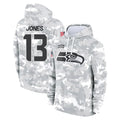 Parkc S.Seahawks #13 Ernest Jones IV Player Arctic Camo Limited Salute to Service Pullover Hoodies Game Stitched Jerseys