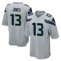 Parkc S.Seahawks #13 Ernest Jones IV Player Gray Home Game Stitched Jerseys