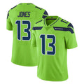 Parkc S.Seahawks #13 Ernest Jones IV Player Green Limited Color Rush Home Game Stitched Jerseys
