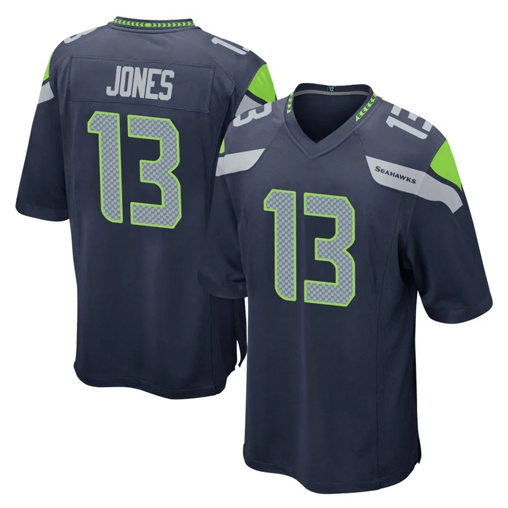 Parkc S.Seahawks #13 Ernest Jones IV Player Navy Home Game Stitched Jerseys