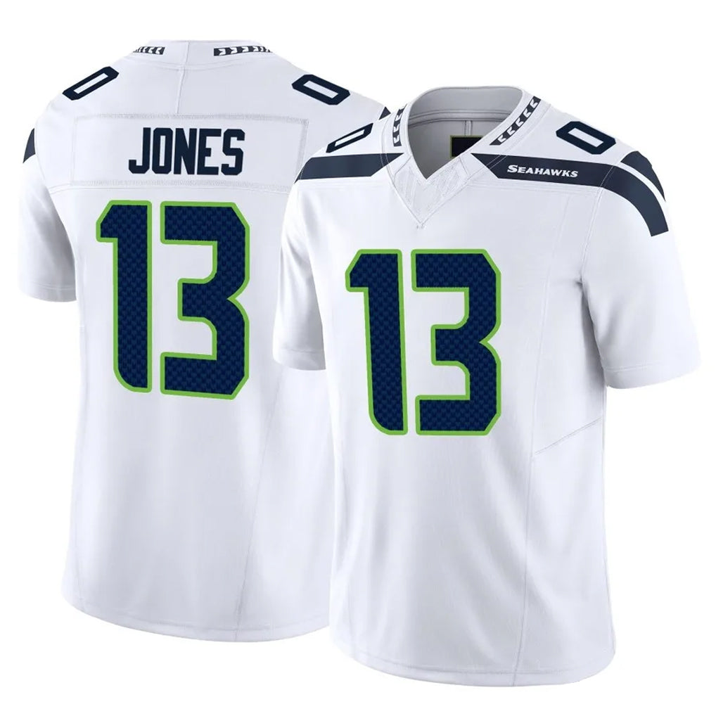 Parkc S.Seahawks #13 Ernest Jones IV Player White Limited Vapor F.U.S.E. Home Game Stitched Jerseys