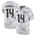 Parkc S.Seahawks #14 Sam Darnold Player Arctic Camo Limited Salute To Service Home Game Stitched Jerseys