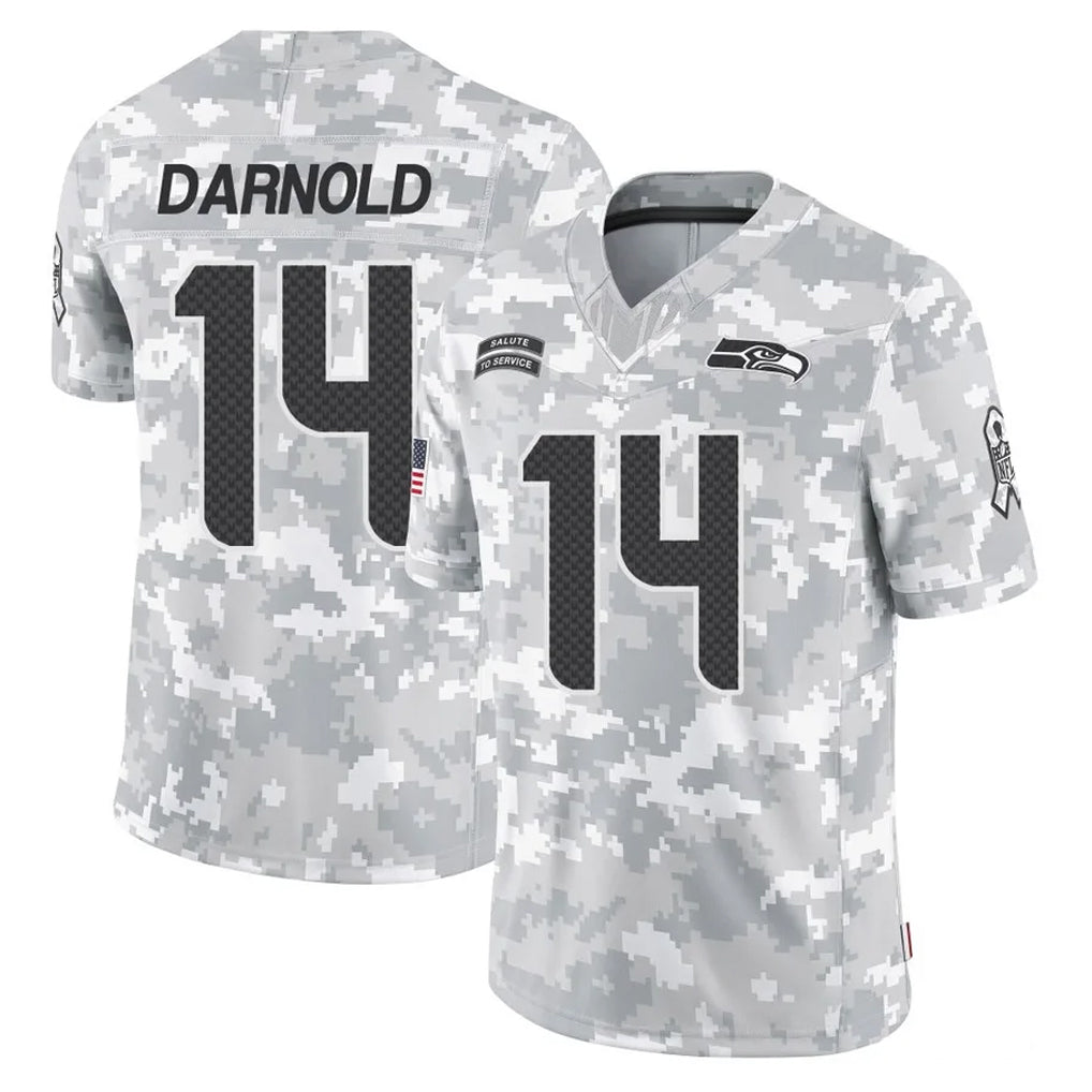 Parkc S.Seahawks #14 Sam Darnold Player Arctic Camo Limited Salute To Service Home Game Stitched Jerseys