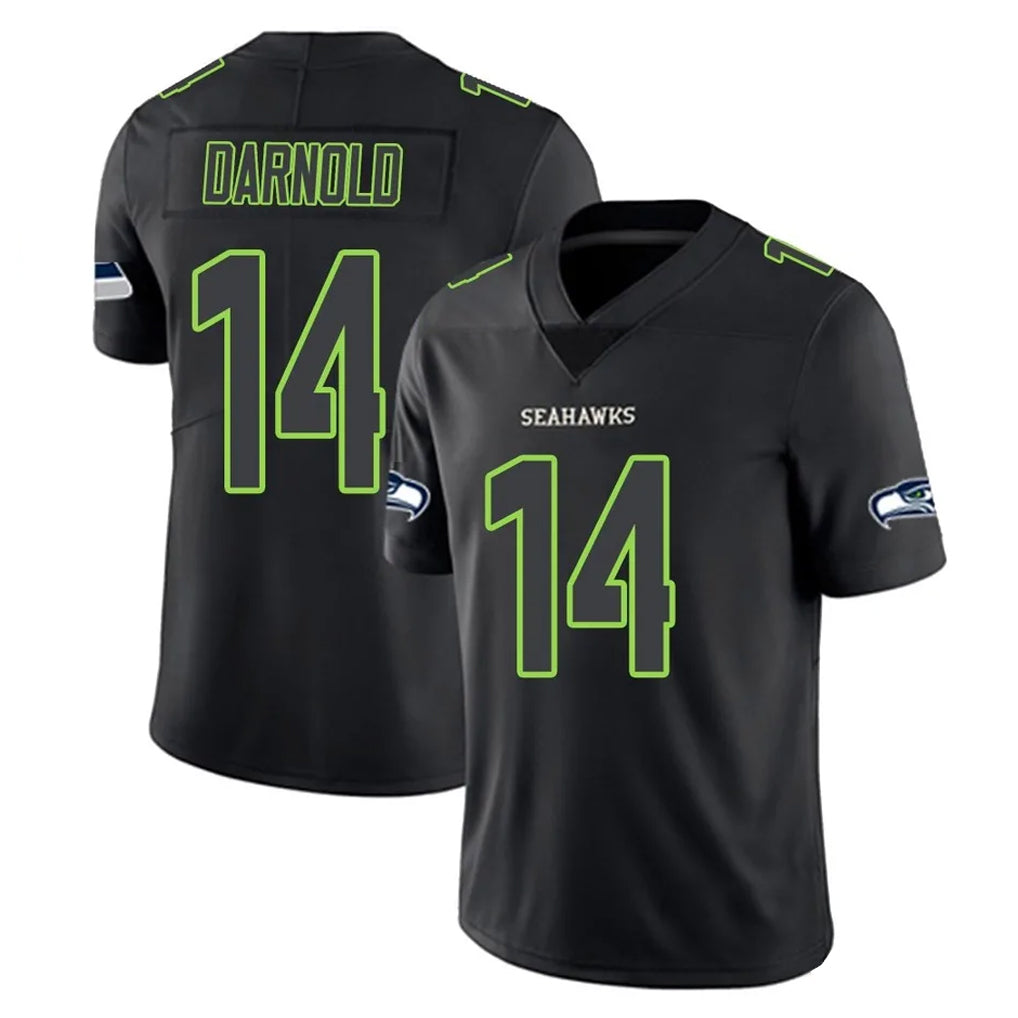 Parkc S.Seahawks #14 Sam Darnold Player Black Impact Limited Home Game Stitched Jerseys