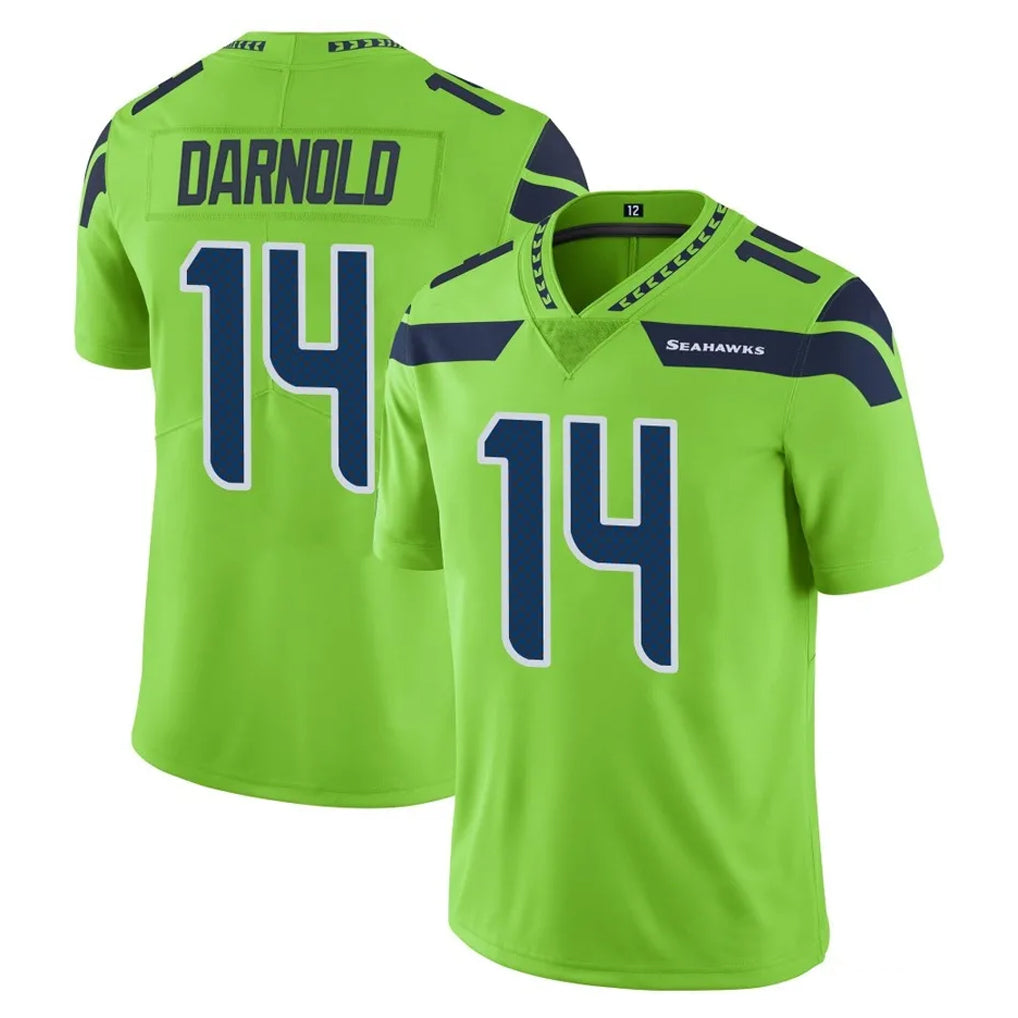 Parkc S.Seahawks #14 Sam Darnold Player Green Limited Color Rush Home Game Stitched Jerseys