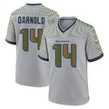 Parkc S.Seahawks #14 Sam Darnold Player Grey 2025 Rivalries Collection Home Game Stitched Jerseys
