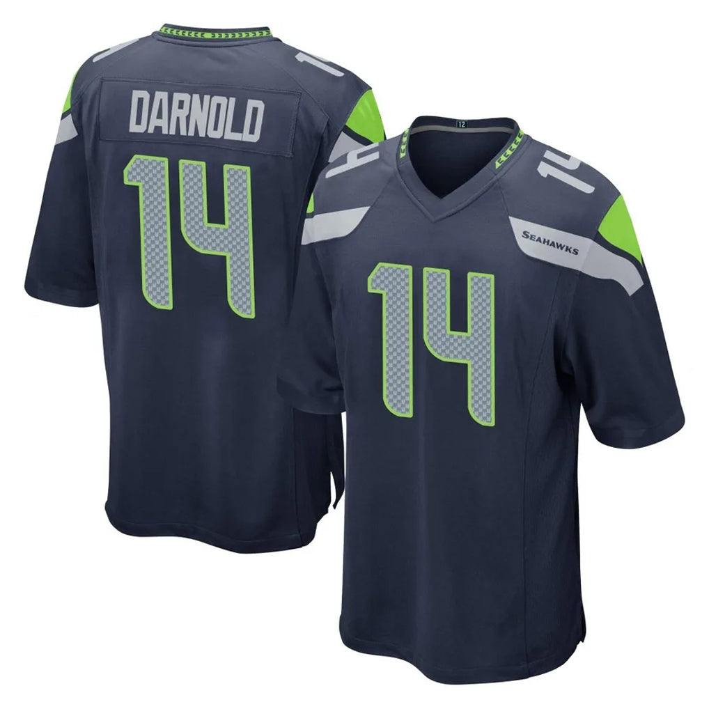 Parkc S.Seahawks #14 Sam Darnold Player Navy Home Game Stitched Jerseys