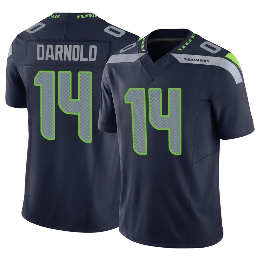 Parkc S.Seahawks #14 Sam Darnold Player Navy Limited Vapor F.U.S.E. Home Game Stitched Jerseys