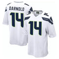 Parkc S.Seahawks #14 Sam Darnold Player White Home Game Stitched Jerseys