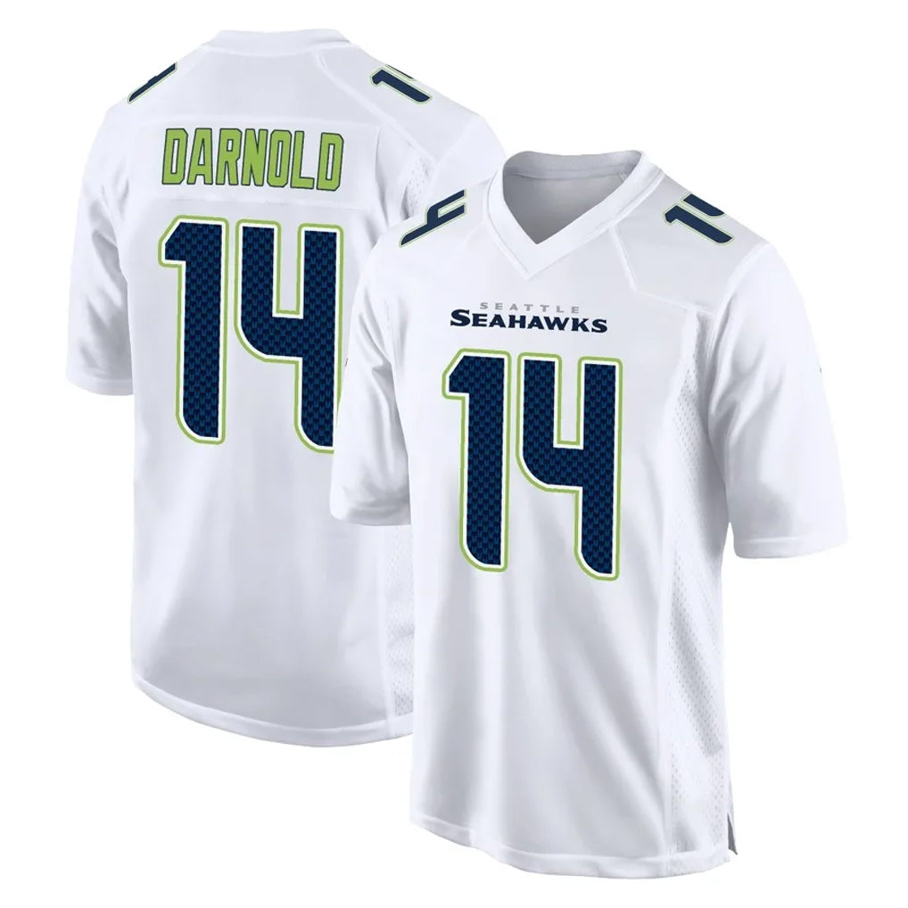 Parkc S.Seahawks #14 Sam Darnold Player White Tundra Fashion Home Game Stitched Jerseys
