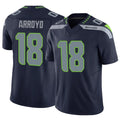 Parkc S.Seahawks #18 Elijah Arroyo Player Navy Limited Vapor F.U.S.E. Home Game Stitched Jerseys