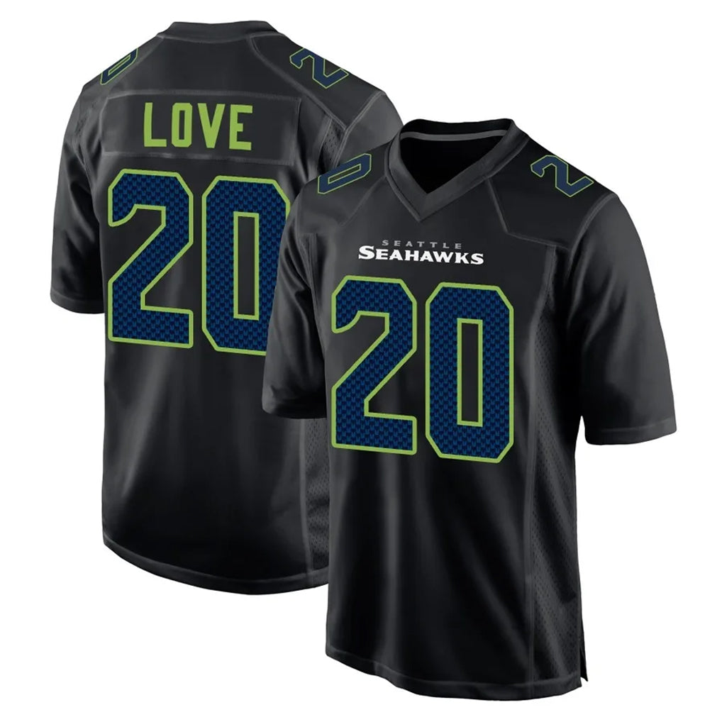Parkc S.Seahawks #20 Julian Love Player Black Limited Fashion Home Game Stitched Jerseys