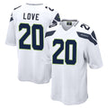 Parkc S.Seahawks #20 Julian Love Player White Home Game Stitched Jerseys