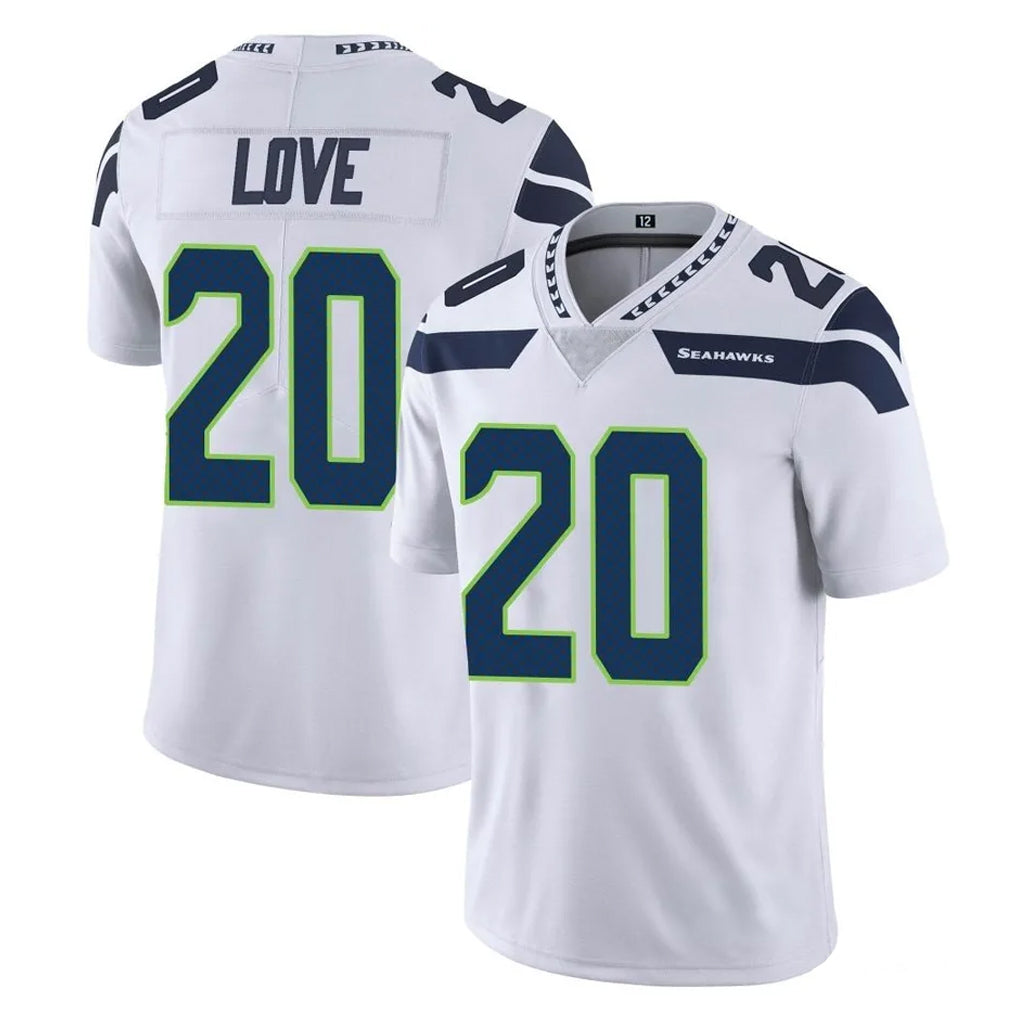 Parkc S.Seahawks #20 Julian Love Player White Limited Vapor Untouchable Home Game Stitched Jerseys