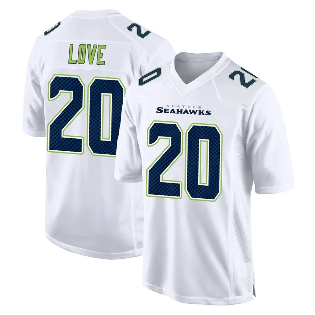 Parkc S.Seahawks #20 Julian Love Player White Tundra Fashion Home Game Stitched Jerseys
