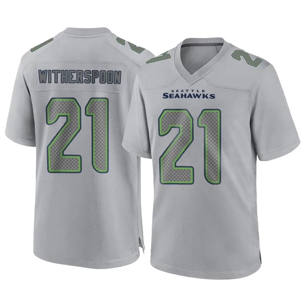 Parkc S.Seahawks #21 Devon Witherspoon Player Gray Atmosphere Fashion Home Game Stitched Jerseys