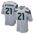 Parkc S.Seahawks #21 Devon Witherspoon Player Gray Home Game Stitched Jerseys