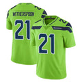 Parkc S.Seahawks #21 Devon Witherspoon Player Green Limited Color Rush Home Game Stitched Jerseys