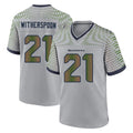 Parkc S.Seahawks #21 Devon Witherspoon Player Grey 2025 Rivalries Collection Home Game Stitched Jerseys
