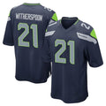Parkc S.Seahawks #21 Devon Witherspoon Player Navy Home Game Stitched Jerseys