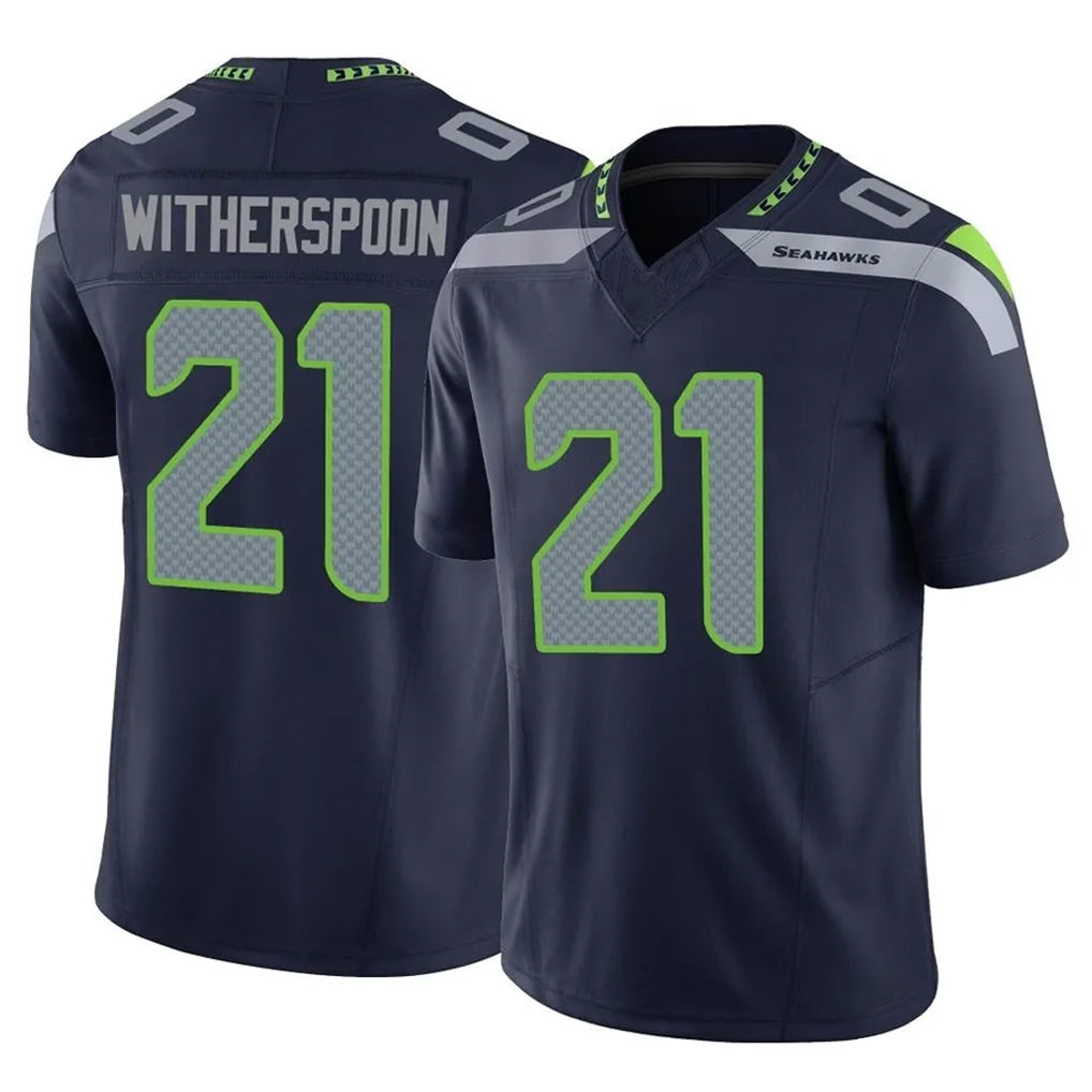 Parkc S.Seahawks #21 Devon Witherspoon Player Navy Limited Vapor F.U.S.E. Home Game Stitched Jerseys