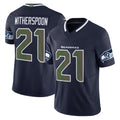 Parkc S.Seahawks #21 Devon Witherspoon Player Navy Rivalries Vapor Limited Home Game Stitched Jerseys