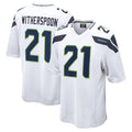 Parkc S.Seahawks #21 Devon Witherspoon Player White Home Game Stitched Jerseys