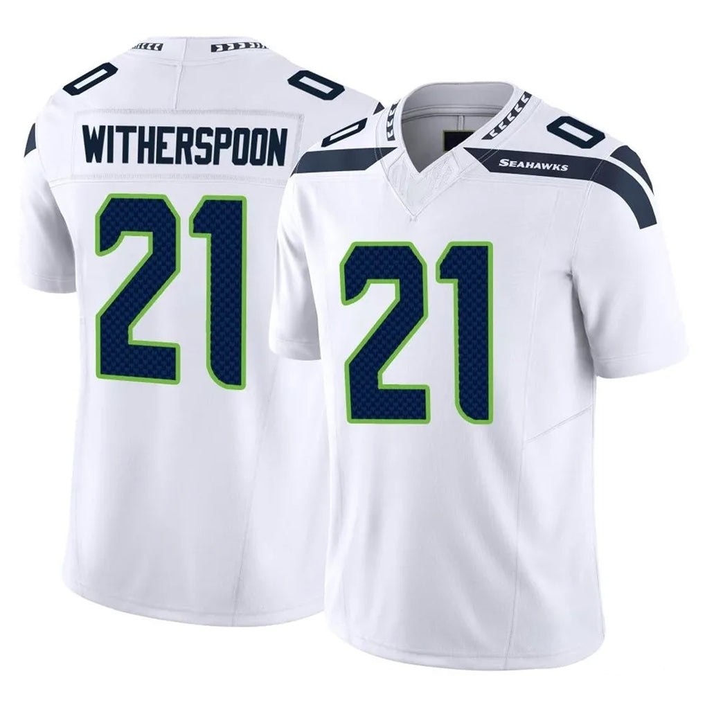 Parkc S.Seahawks #21 Devon Witherspoon Player White Limited Vapor F.U.S.E. Home Game Stitched Jerseys