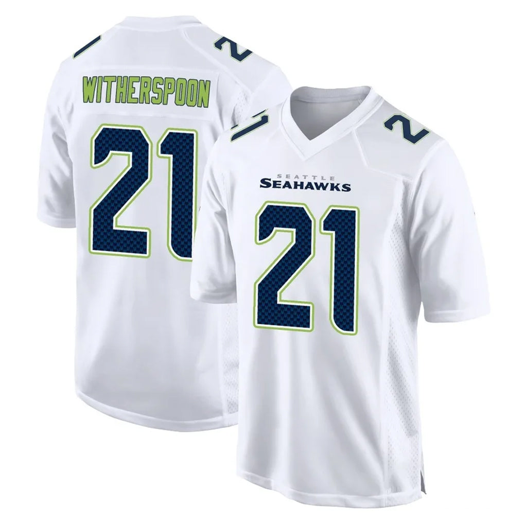 Parkc S.Seahawks #21 Devon Witherspoon Player White Tundra Fashion Home Game Stitched Jerseys