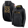 Parkc S.Seahawks #22 Rashid Shaheed Player Black Salute to Service Hoodies Limited Game Stitched Jerseys