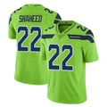 Parkc S.Seahawks #22 Rashid Shaheed Player Green Limited Color Rush Home Game Stitched Jerseys